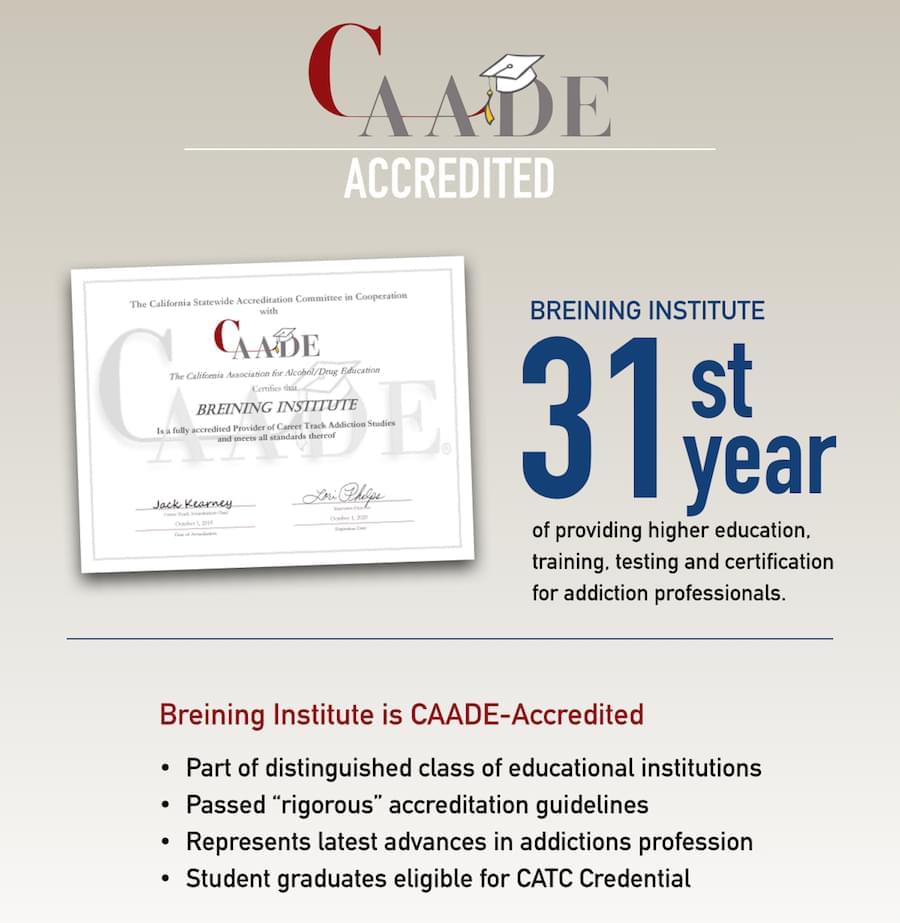 CAADE accredited Breining Institute CAADE accredited Breining Institute